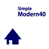 シンプルモダンな家40