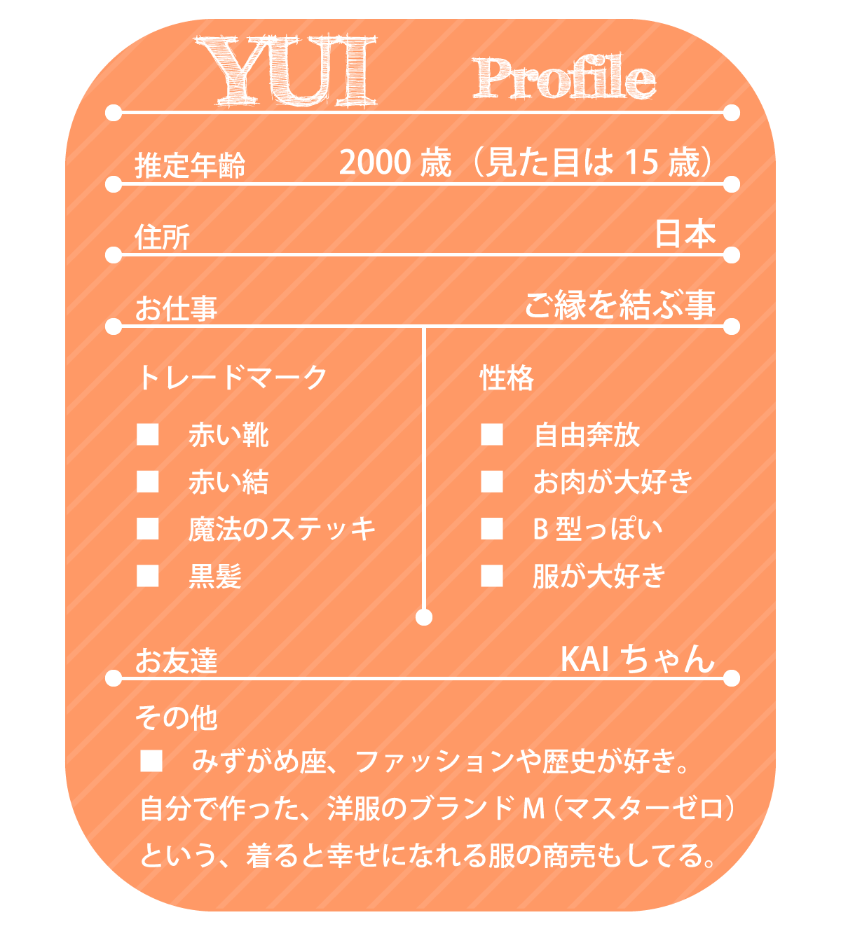 YUIちゃんプロフィール
